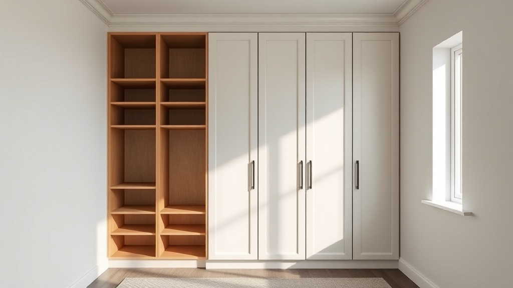 Platzsparende Kleiderschränke im Schlafzimmer