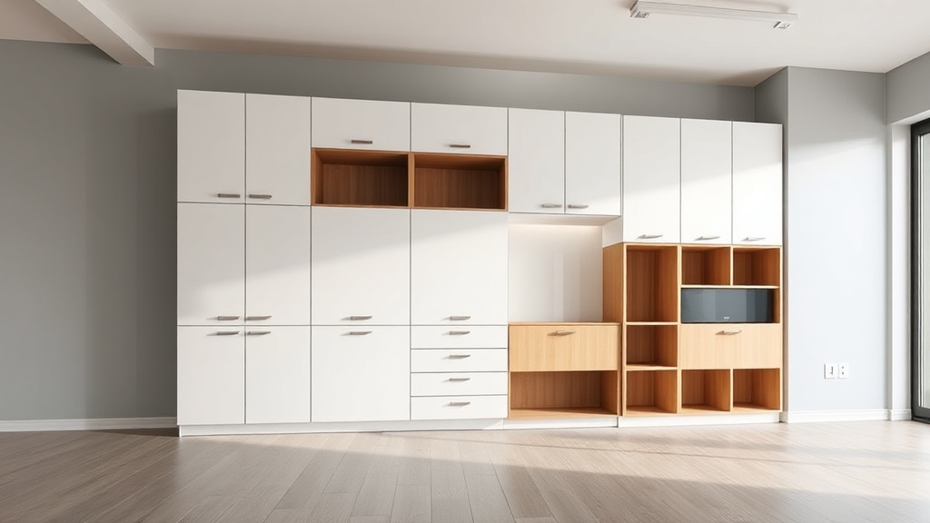 Wohnwand im deutschen Wohnzimmer planen