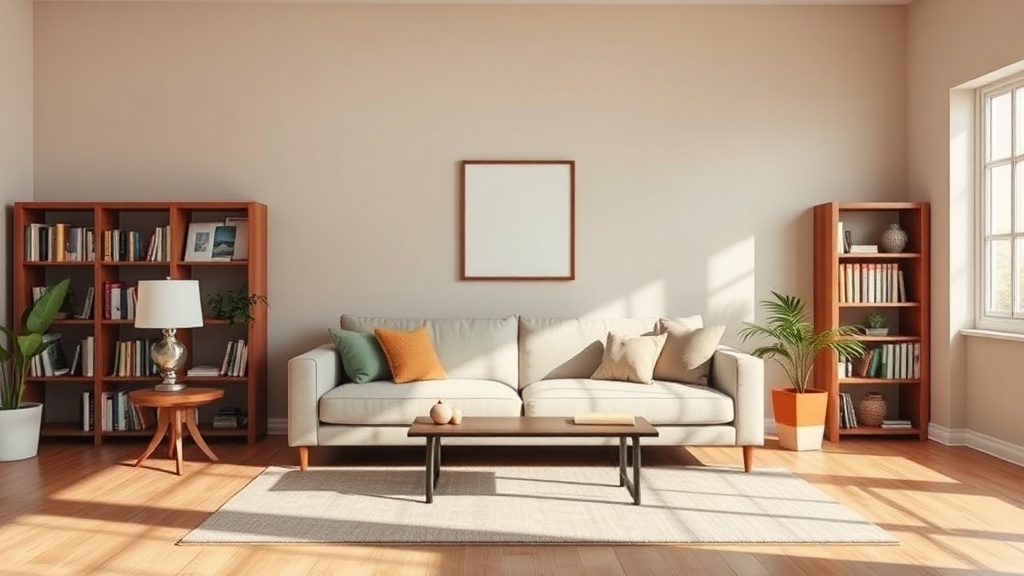 Deutsches Wohnzimmer ohne Fernseher als Ruhezone planen