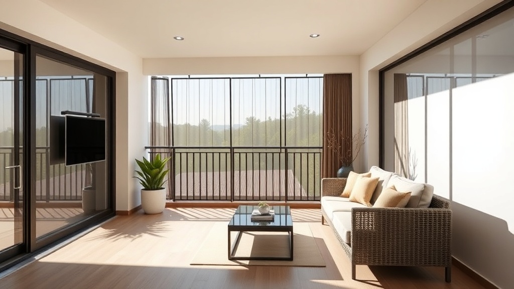 Deutscher Balkon als Mini-Wohnzimmer
