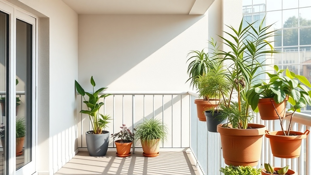 Deutscher Balkon als Gemüsegarten