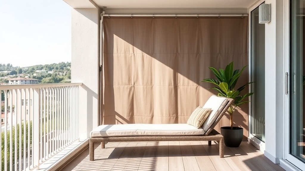 Deutscher Balkon als Rückzugsort